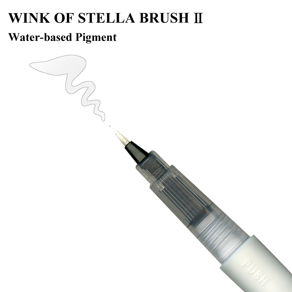 White Smoke ZIG Wink of Stella Brush II Sets, Clear Pens & Markers