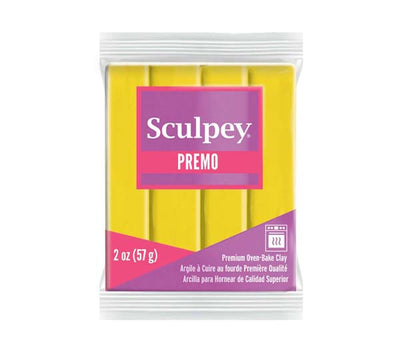 Light Gray Premo Sculpey Modelling Clay, 57g, Cadmium Yellow Modelling Clay