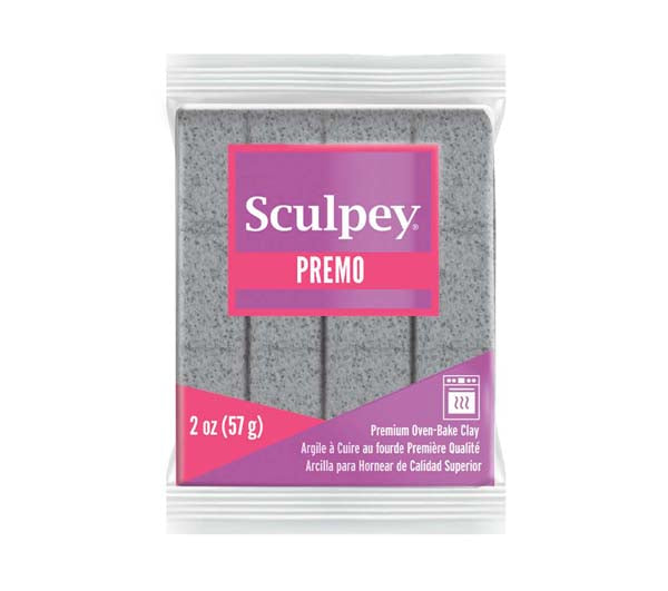 Dark Gray Premo Sculpey Modelling Clay, 57g, Gray Granite Modelling Clay