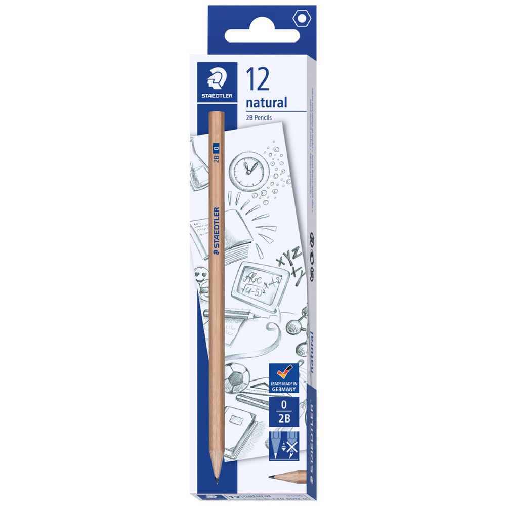 Lavender Staedtler Natural Graphite Pencils 2B - 12 Pack Graphite Pencils