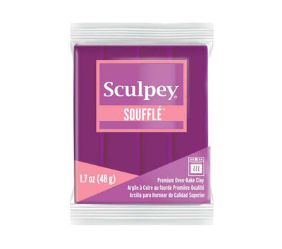 Dark Magenta Sculpey Souffle Modelling Clay, 1.7oz/ 48g, Turnip Modelling Clay