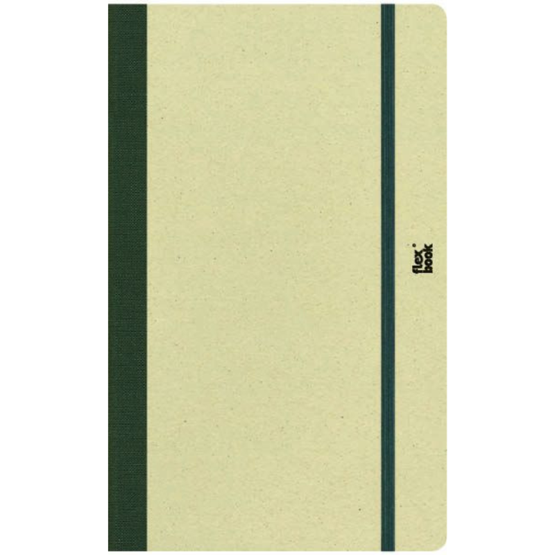 Pale Goldenrod Flexbook Large (13x21cm) Ecosmiles Notebook Ruled 100gsm 192 pages - Kiwi Pads