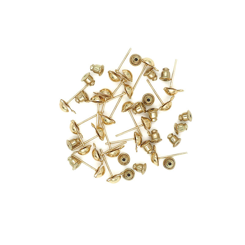 White Smoke Jewellery Findings Post And Ends Gold 20Pcs Charms and Pendants