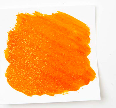 Dark Orange EC Washable Glitter Watercolour 250ml Orange Kids Paints