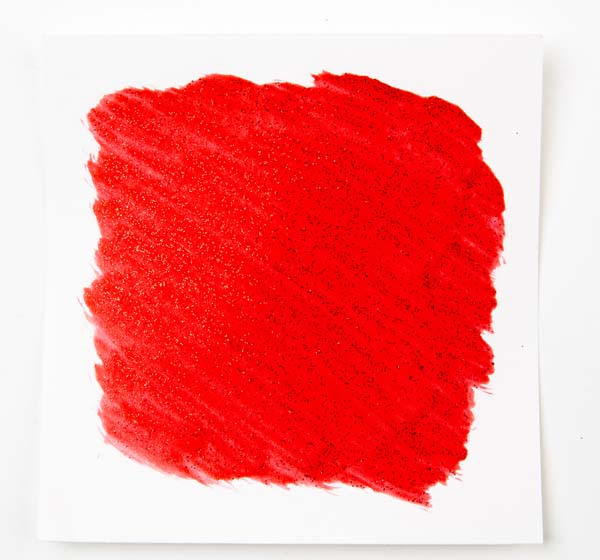 Red EC Washable Glitter Watercolour 250ml Red Kids Paints