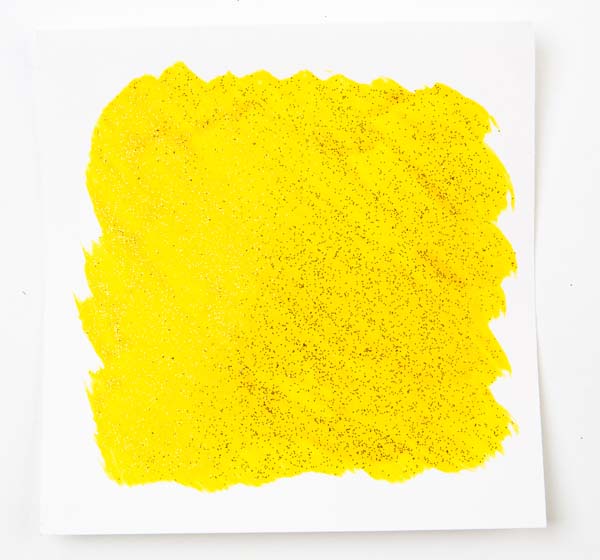 Gold EC Washable Glitter Watercolour 250ml Yellow Kids Paints