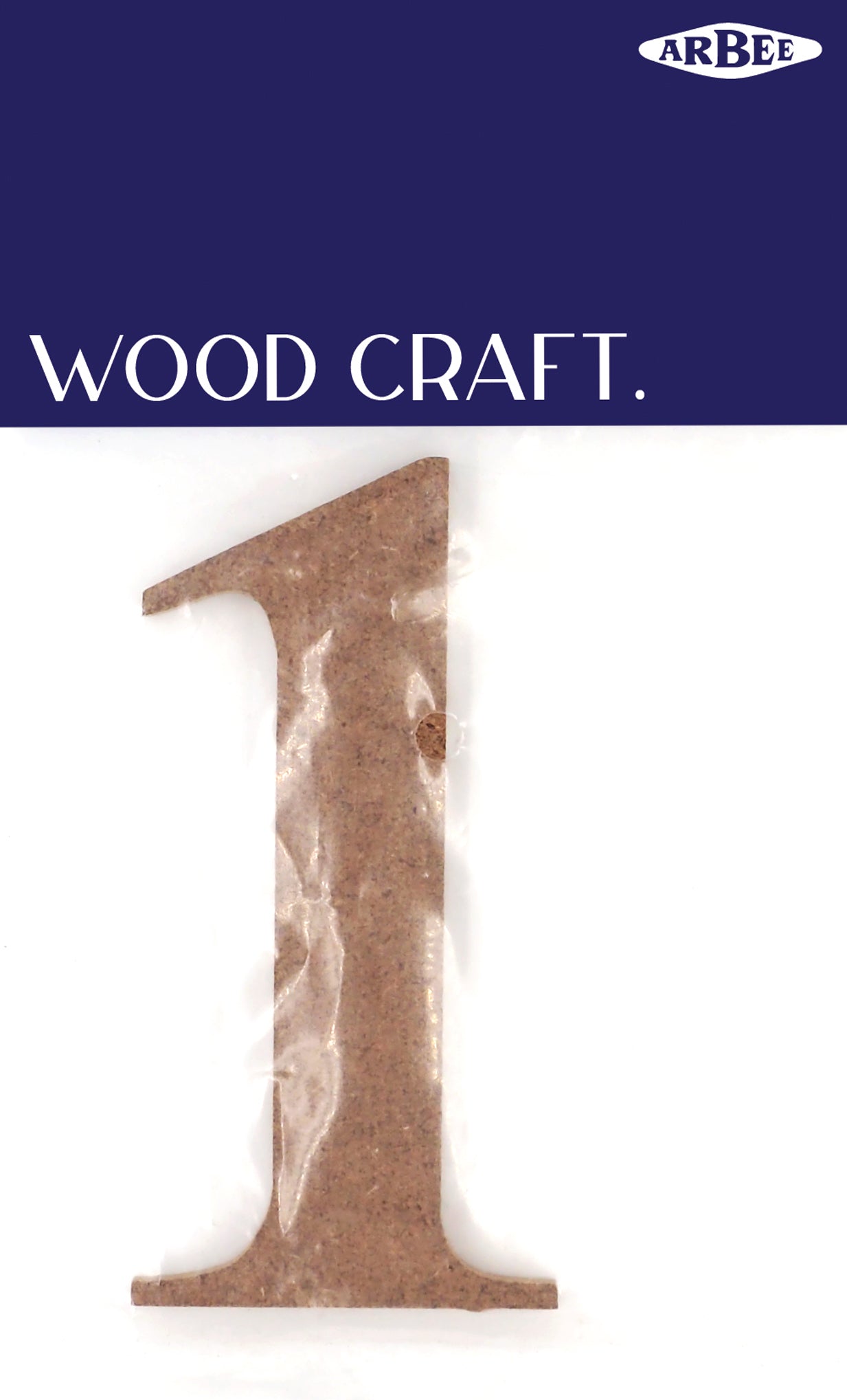 White Smoke Wooden Numbers 1 Woodcraft