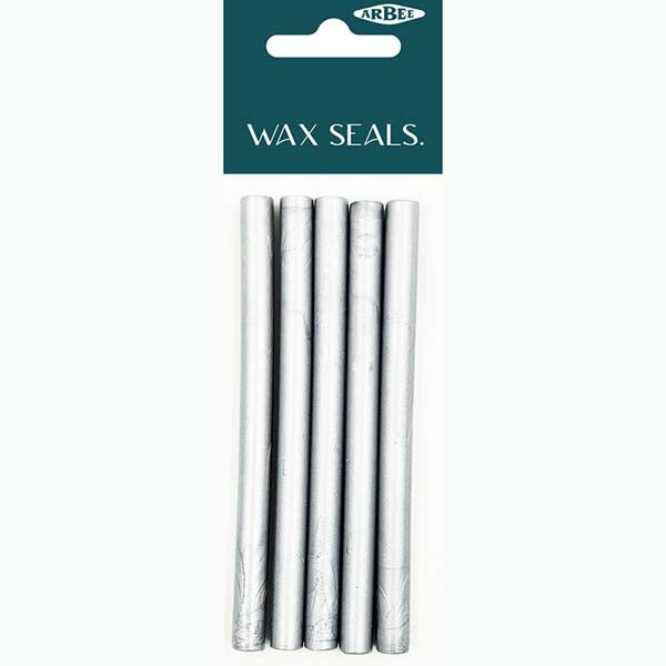 White Smoke Wax Sticks, Silver, 5pc Modelling and Casting Supplies