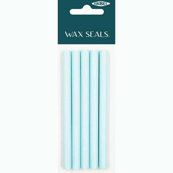 Light Cyan Wax Sticks, Blue, 5pc Modelling and Casting Supplies