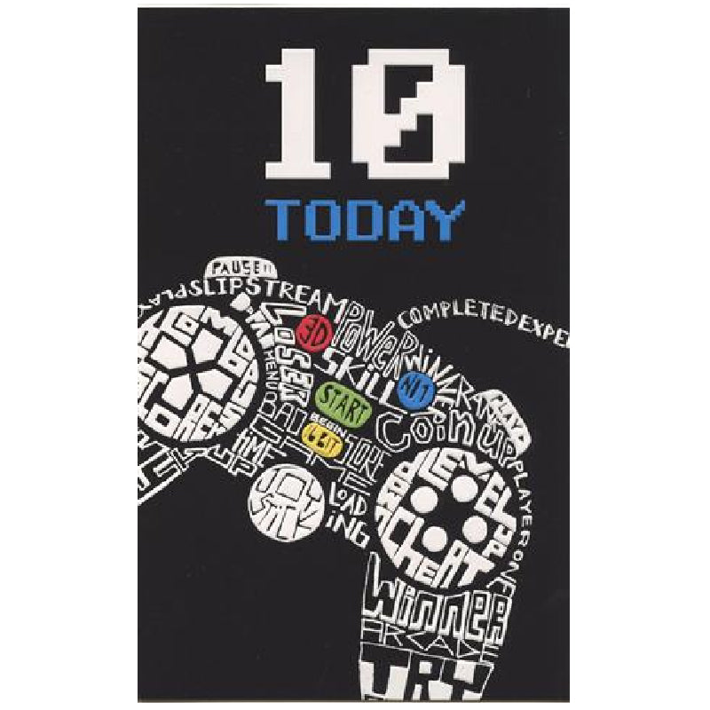 Dark Slate Gray Hallmark Gaming, 10 today! Greeting Card Bags & Invitation
