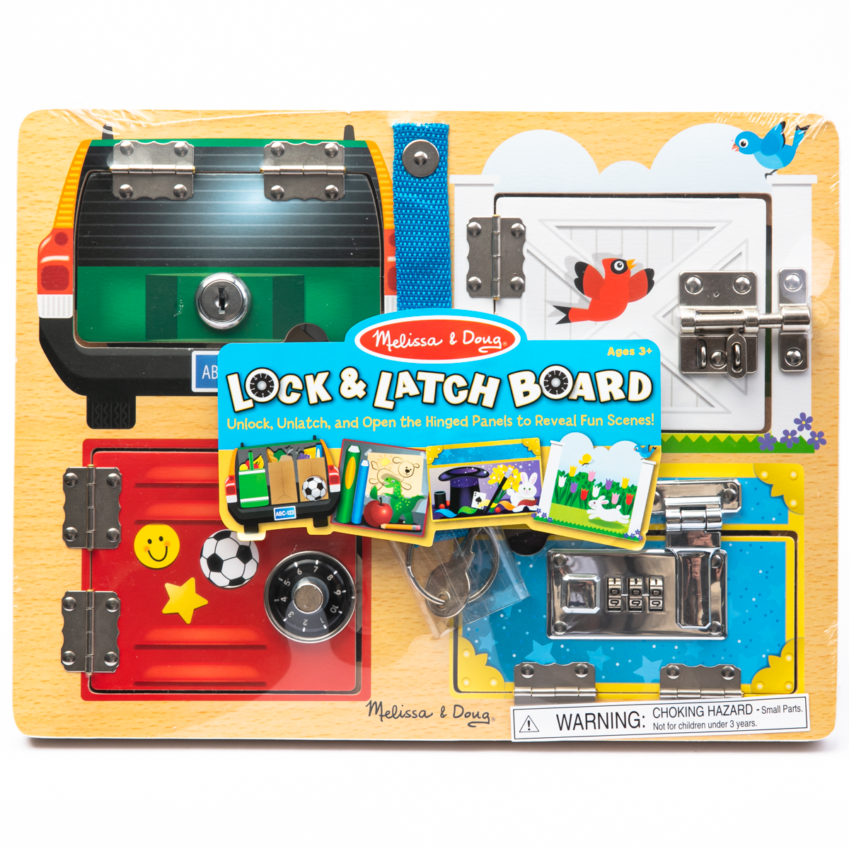 Melissa & Doug Lock and Latch Board