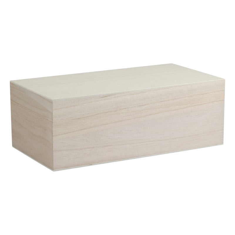 Gray Urban Crafter Paulownia and Ply Rectangle Box 30x16x10.5cm Boxes