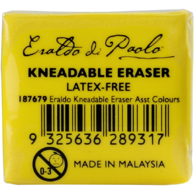 Goldenrod Eraldo Di Paolo Kneadable Eraser Assorted Colours Drawing Accessories