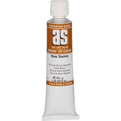 Dark Salmon Art Spectrum Oil Paint 40mL Raw Sienna S1 Oil Paints