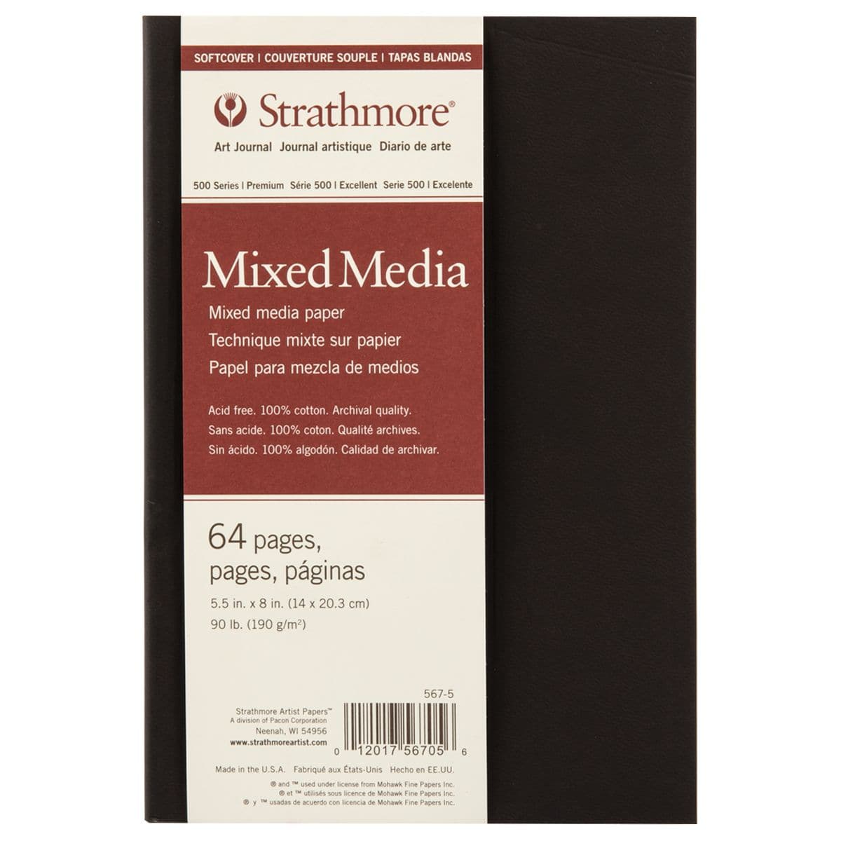 Strathmore Softcover Watercolor Journal 8X5.5