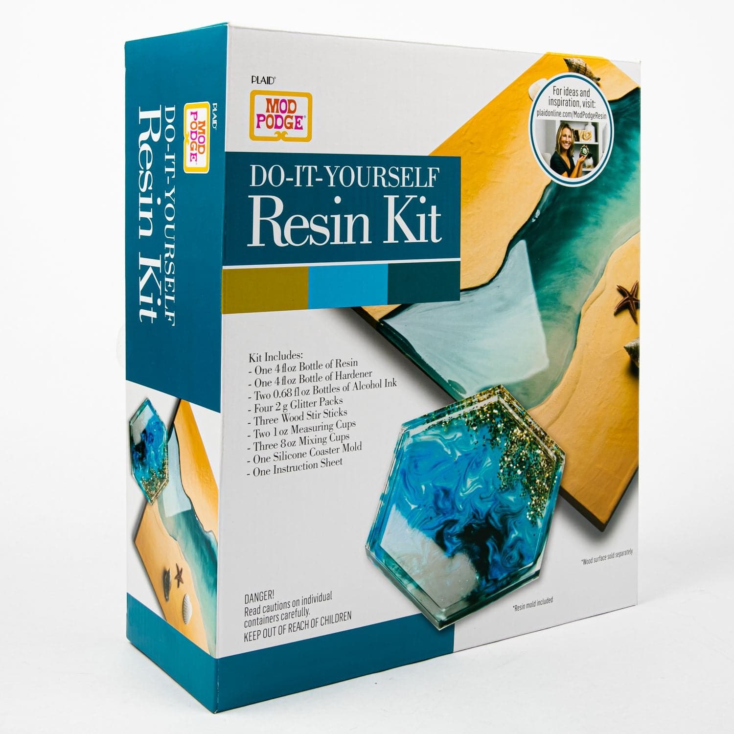 Mod Podge Do-It-Yourself Resin Coaster Kit