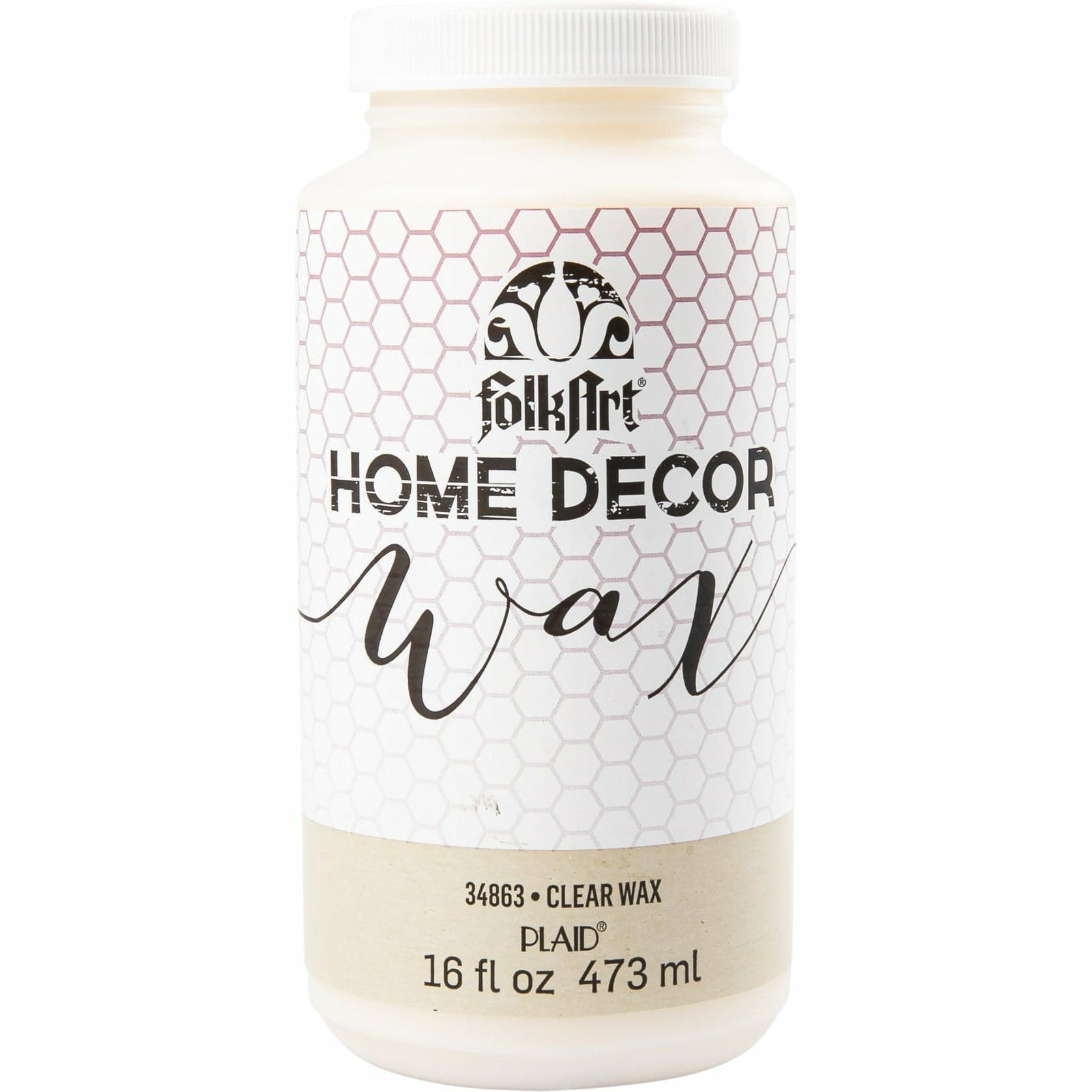 FolkArt Home Decor Wax 473ml Clear