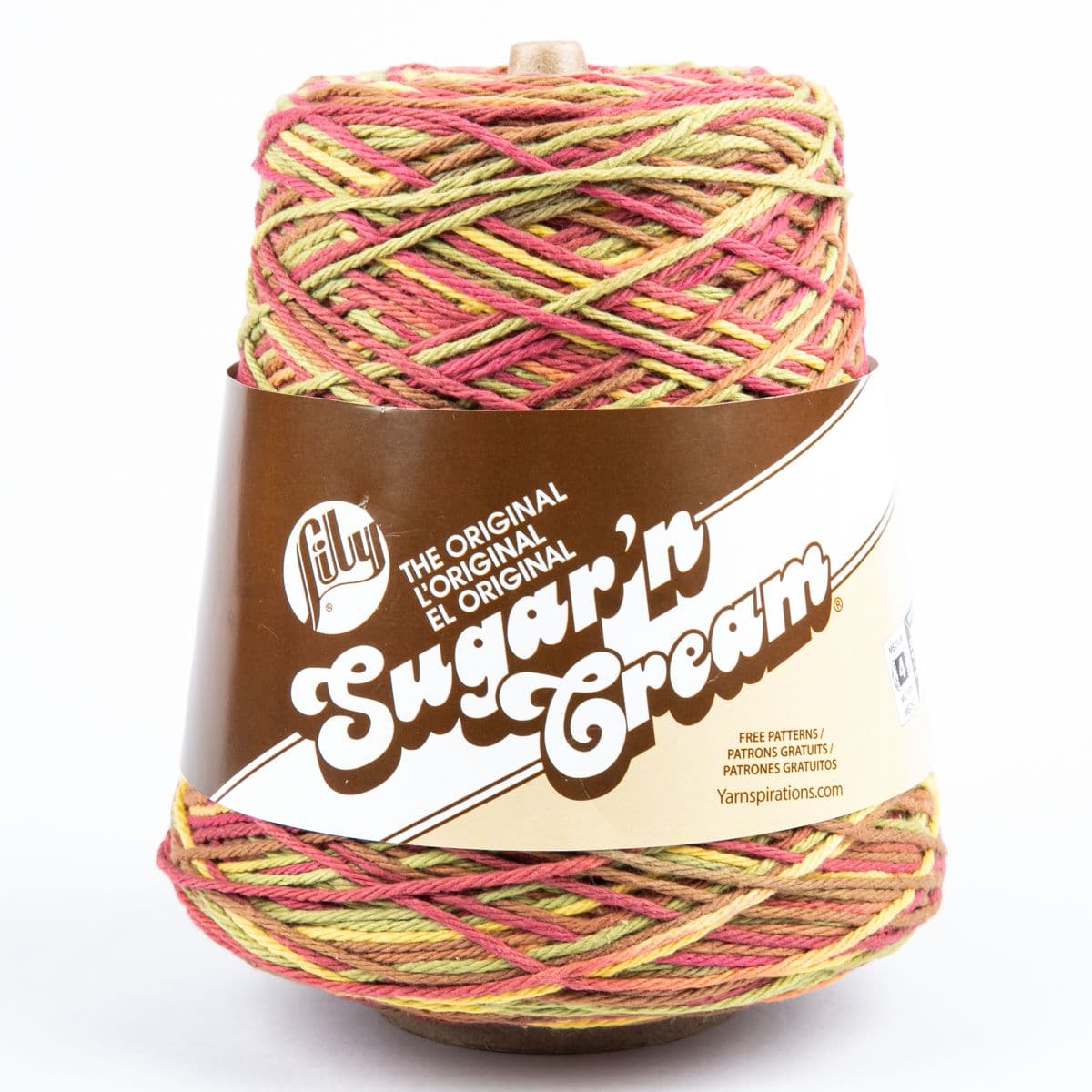 Lily Sugar'n Cream Yarn Cones Autumn Leaves 400g