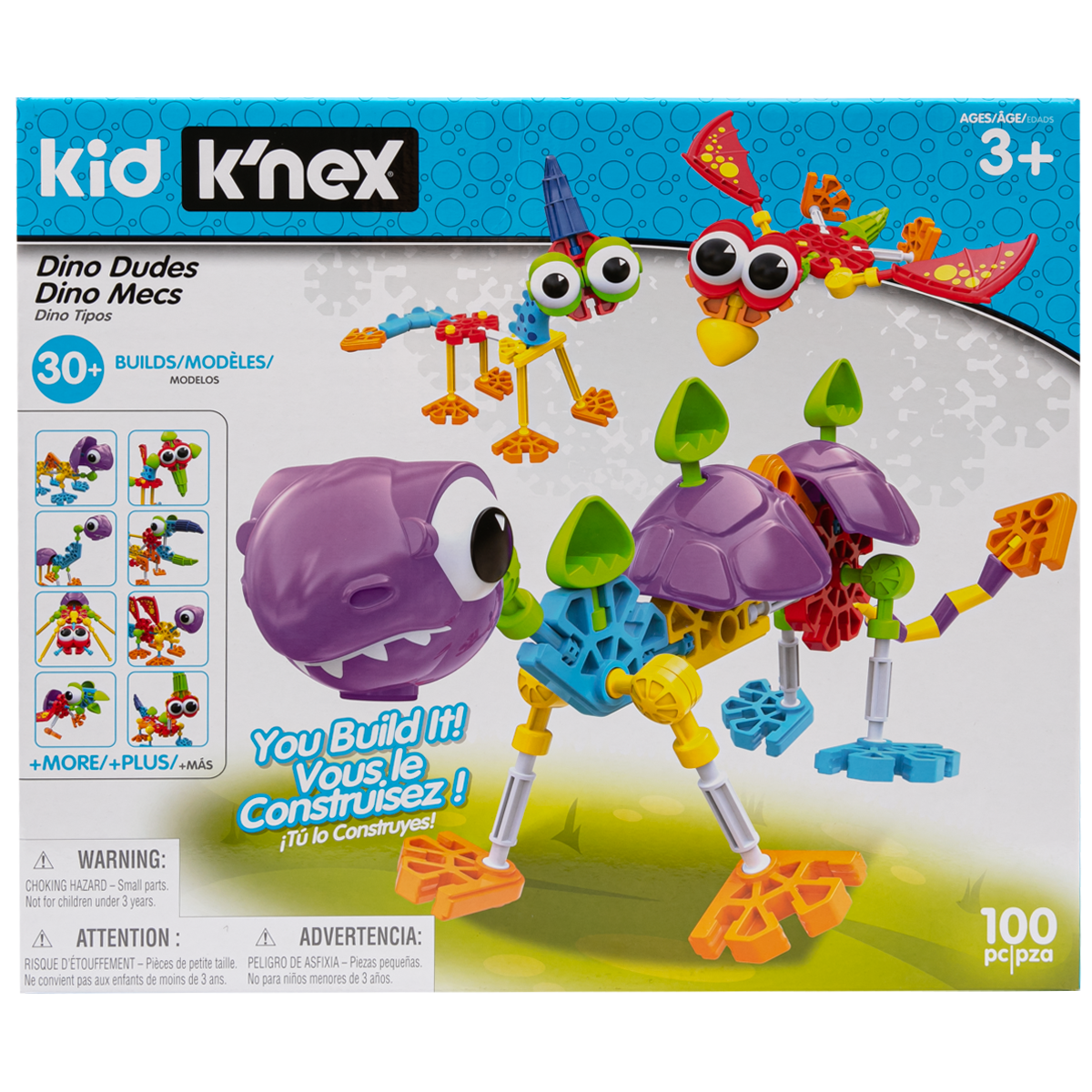 Knex Dino Dudes 30 Builds 100 pieces