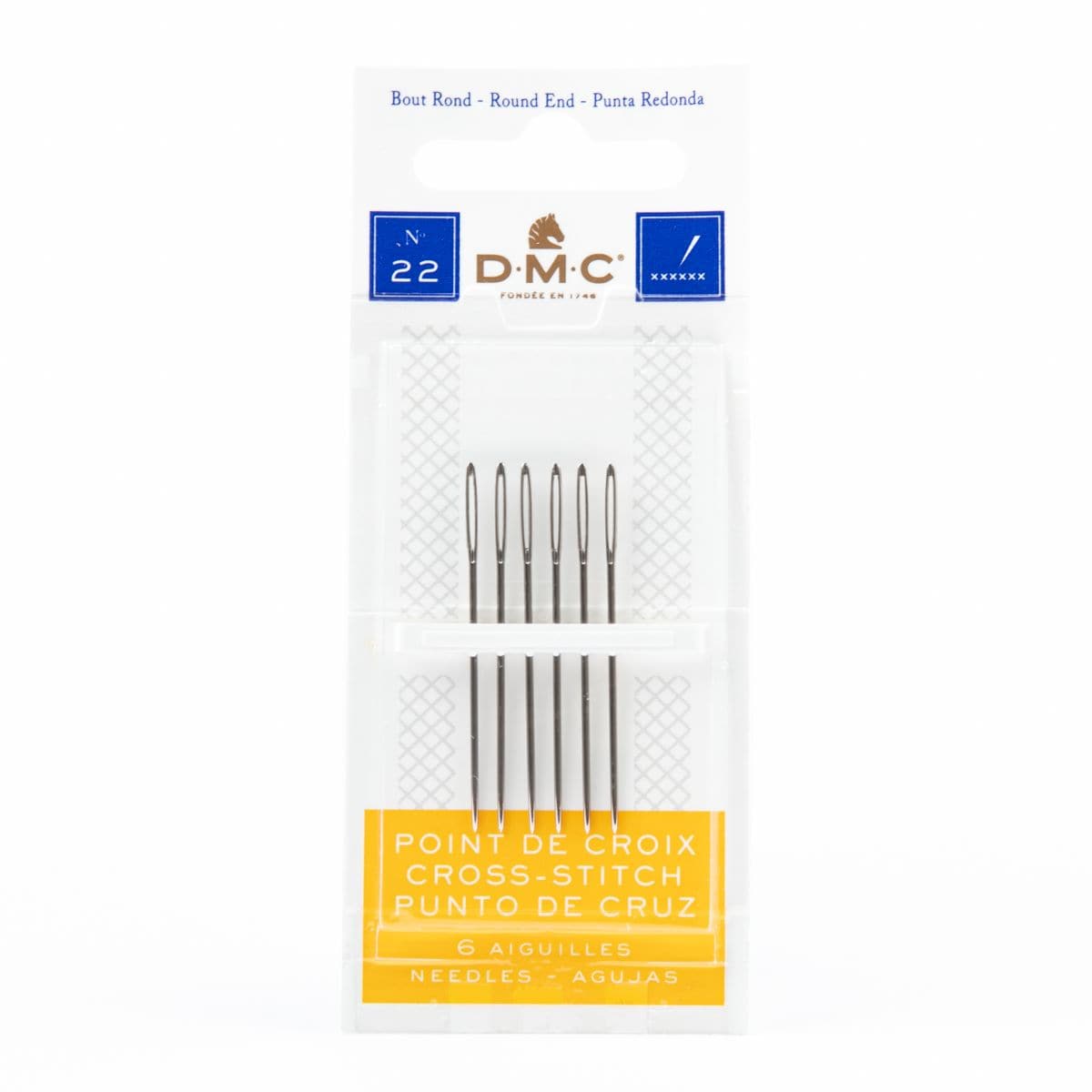 DMC Cross Stitch Needles No.22 (6 Pack)