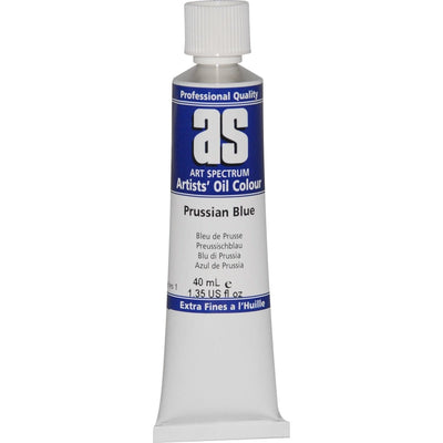 Midnight Blue Art Spectrum Oil Paint 40mL Prussian Blue S1 Oil Paints