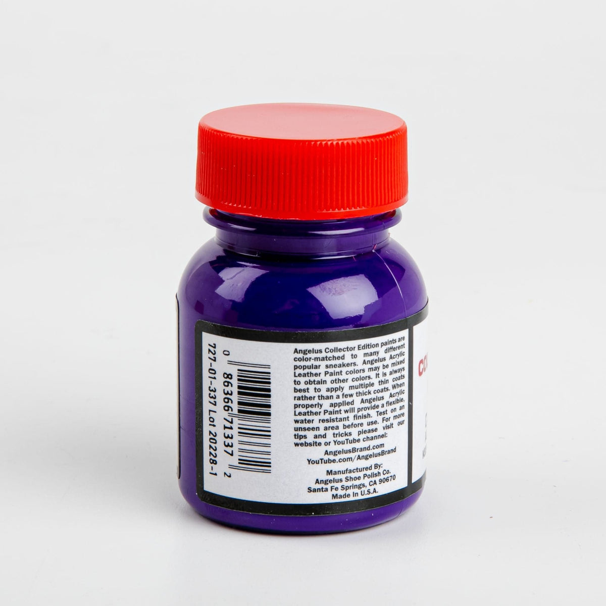 Midnight Blue Angelus Collectors Edition Acrylic Paint Grape #337 29Ml Use On Leather, Vinyl Or Fabric Leather Paints