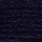Black DMC Stranded Cotton Art 117  - 939 Needlework Threads