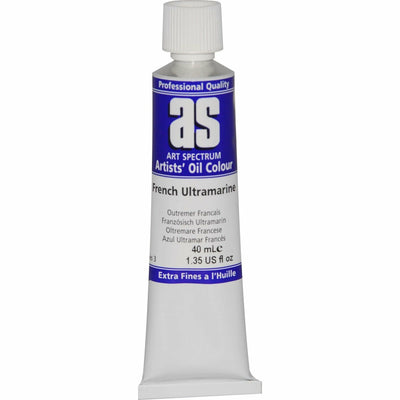 Midnight Blue Art Spectrum Oil Paint 40mL French Ultramarine S3 Oil Paints