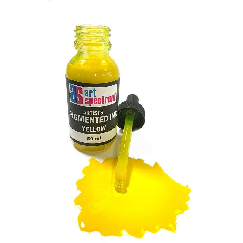 Yellow Art Spectrum Pigmented Ink 50Ml Yellow Inks