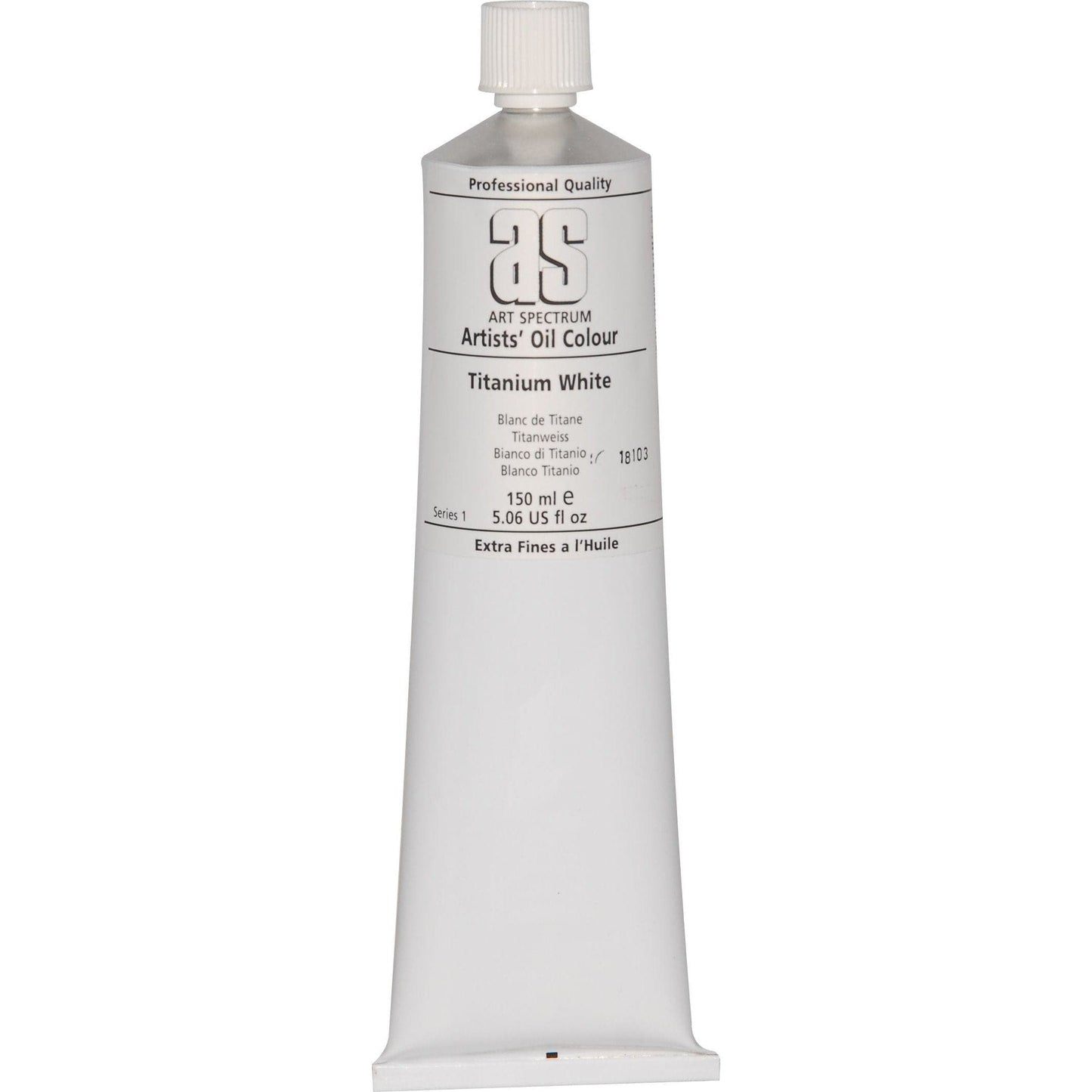 Gray Art Spectrum Oil Paint 150mL Titanium White S1 Oil Paints