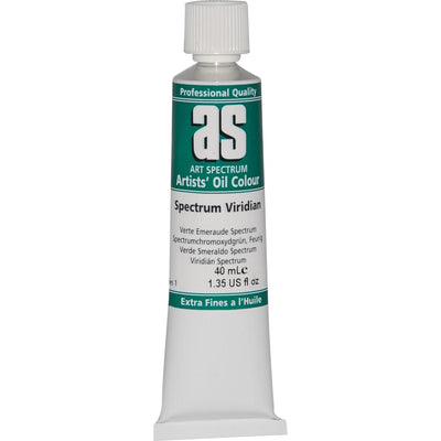 Dark Slate Gray Art Spectrum Oil Paint 40mL Spectrum Viridian S1 Oil Paints