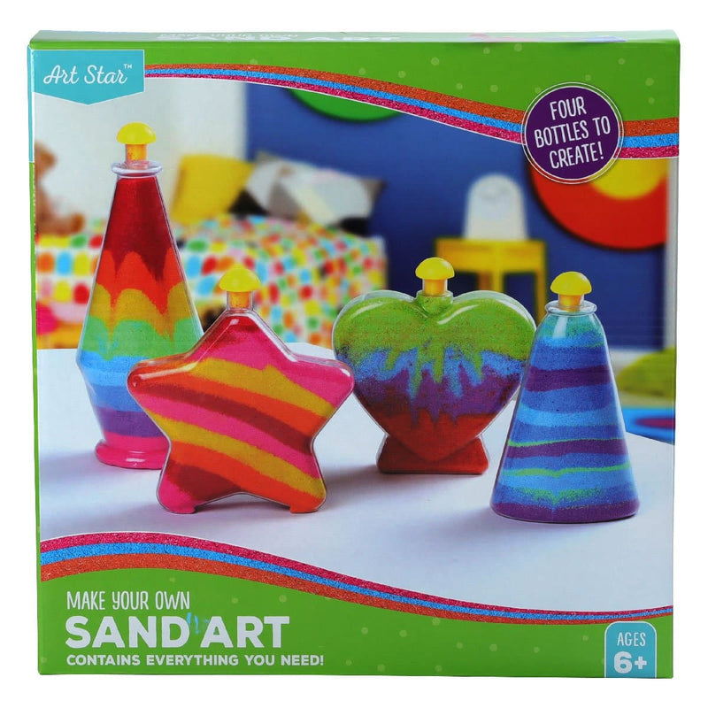 Brown Art Star Make Your Own Sand Art Kit Kids Craft Kits