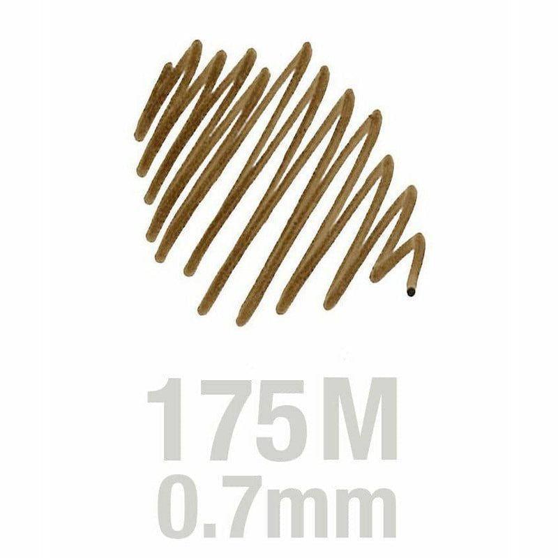 Beige Faber Castell Pitt Artist Fineliner Pen  M – 0.7mm  175 Dark Sepia Pens and Markers