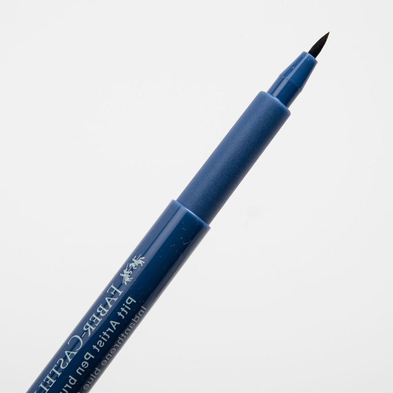 White Smoke Faber Castell Pitt Artist Brush Pen  247 Indanthrene Blue Brush Pen