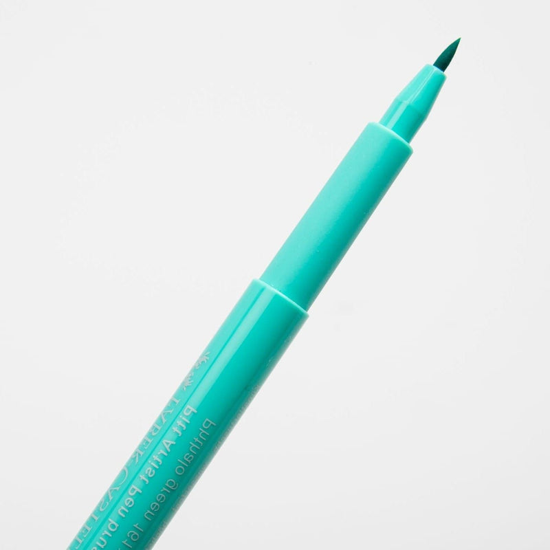White Smoke Faber Castell Pitt Artist Brush Pen  161 Phthalo Green Brush Pen