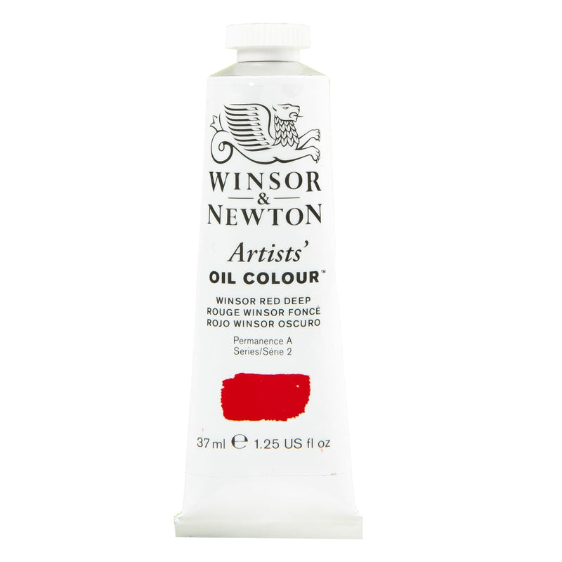 Firebrick Winsor & Newton Artists' Oil Colour Paint 37ml Winsor Red Deep Series 2 Oil Paints