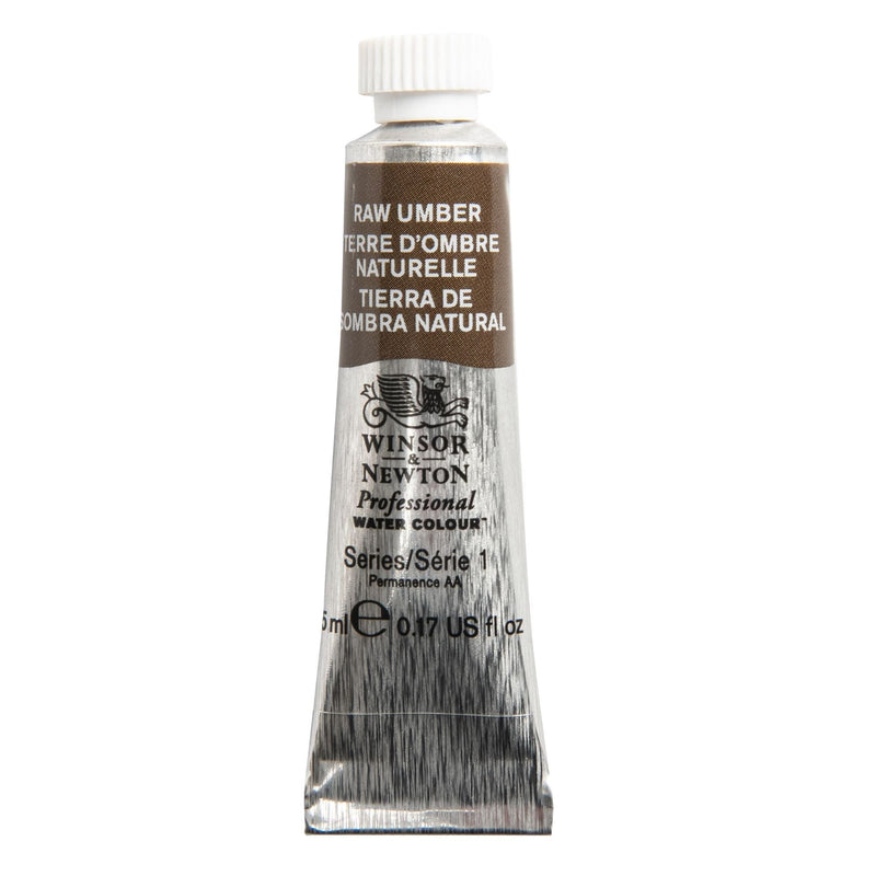 Gray Winsor & Newton Professional Watercolour Paint 5ml Raw Umber Series 1 Watercolour Paints
