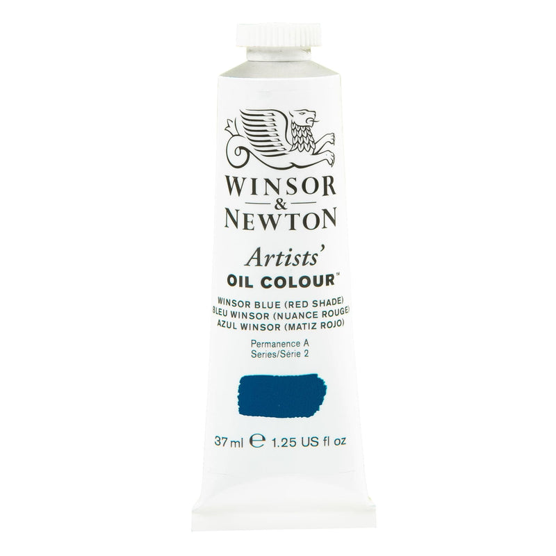 White Smoke Winsor & Newton Artists' Oil Colour Paint 37ml Winsor Blue (Red Shade) Series 2 Oil Paints