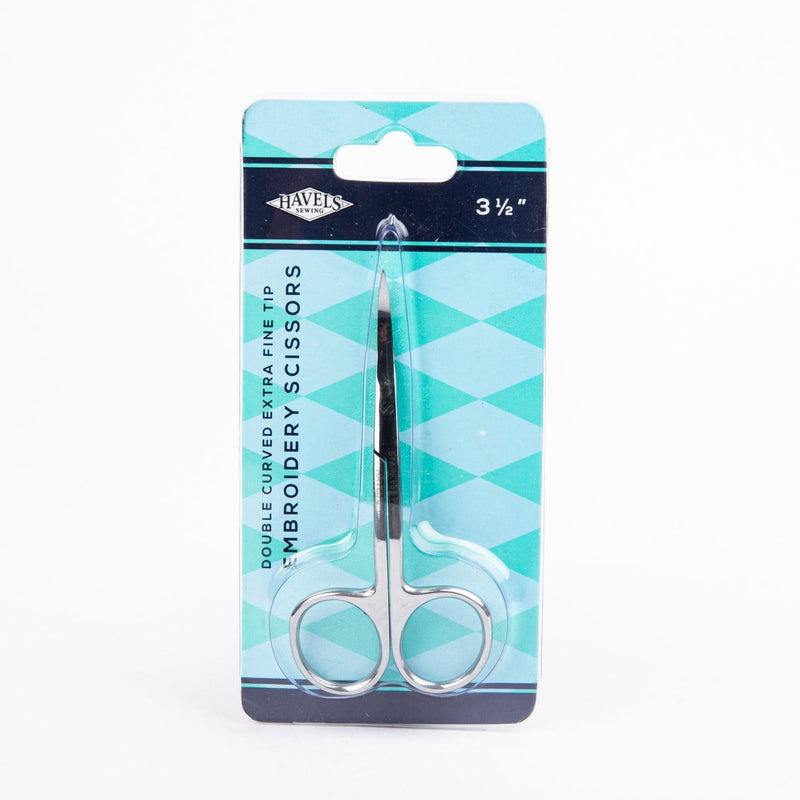 Pale Turquoise Havel's Double-Curved Embroidery Scissors 3.5"

Extra Fine Tip Quilting and Sewing Tools and Accessories