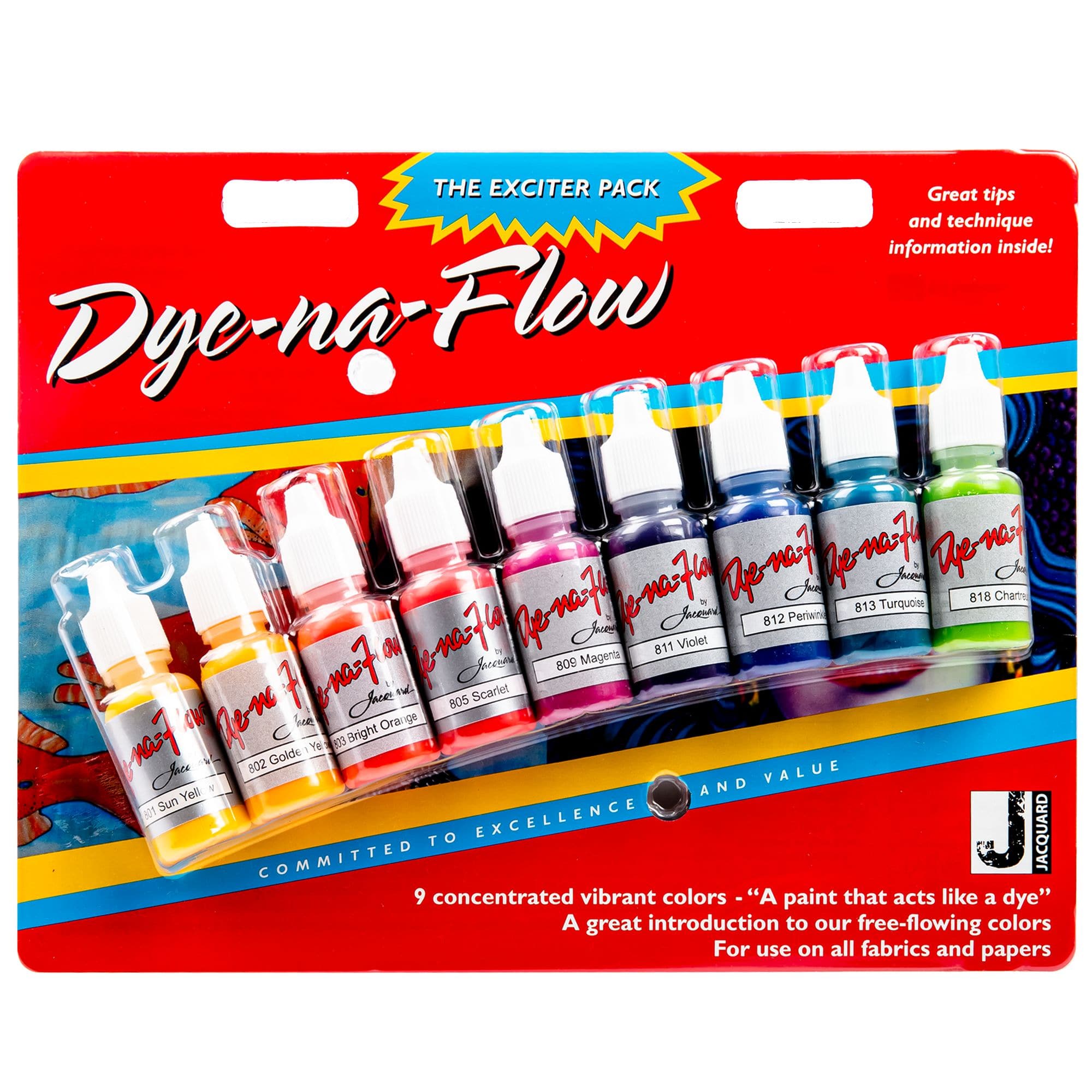 Jacquard Exciter Pack Dye-Na-Flow