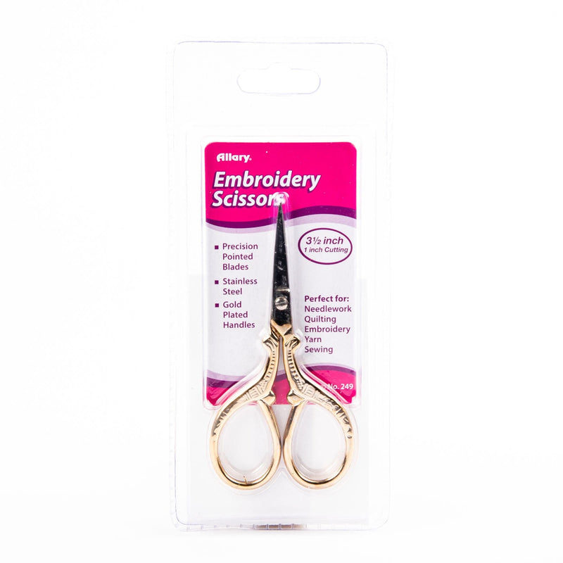 Deep Pink Allary Embroidery Scissors 3.5"

Gold Handle Quilting and Sewing Tools and Accessories