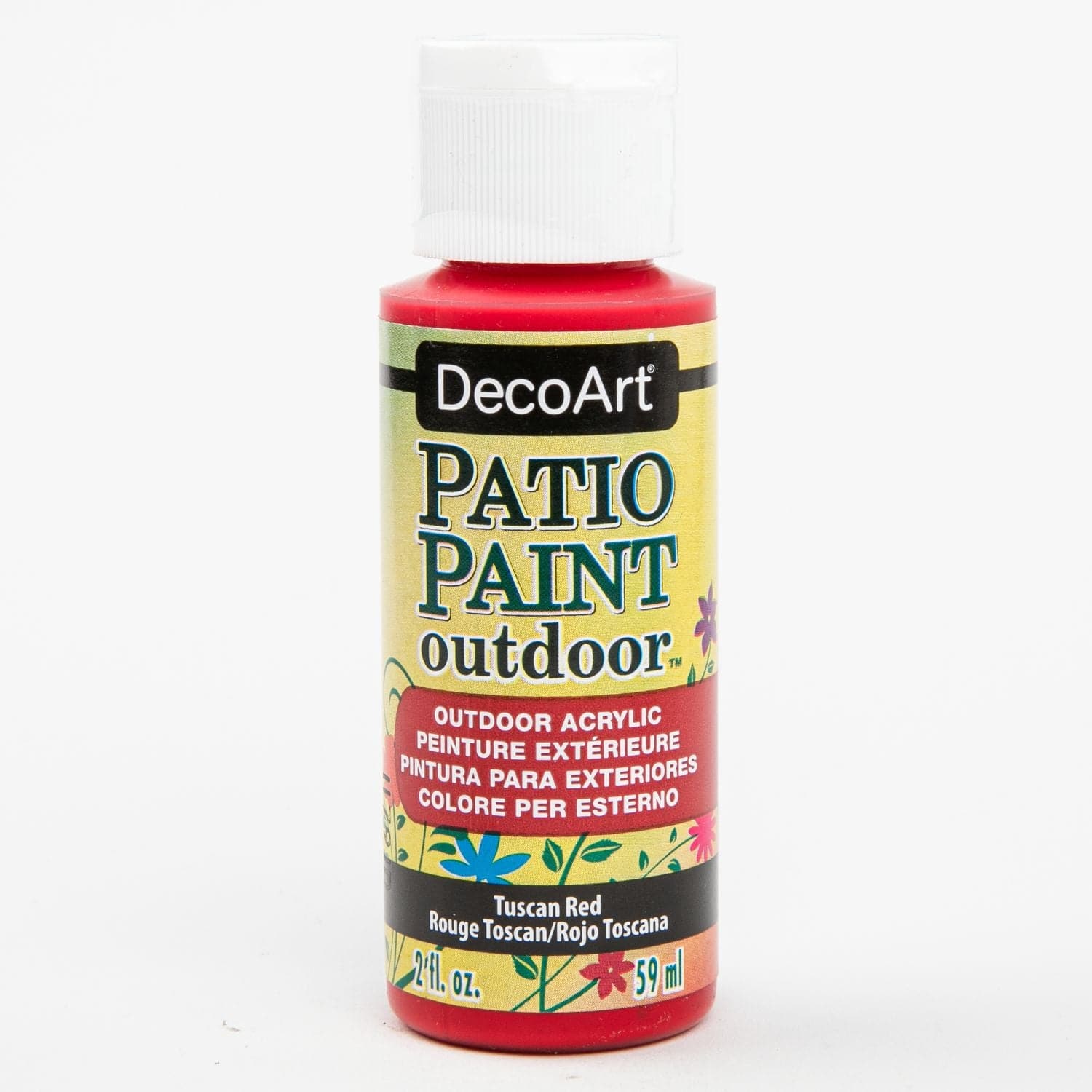 DecoArt Patio Paint 59ml Tuscan Red