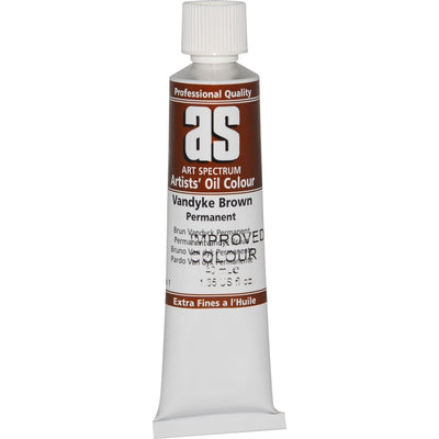 Saddle Brown Art Spectrum Oil Paint 40mL Permanent Van Dyke Brown S1 Oil Paints