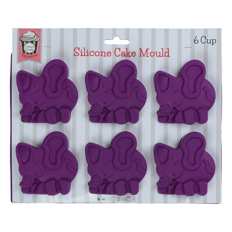 Dark Slate Blue Silicone Elephant Mould/6 Bakeware