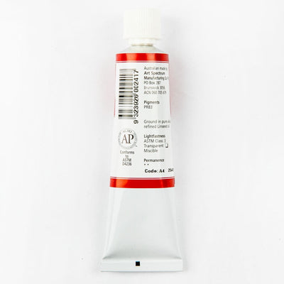Firebrick Art Spectrum Oil Paint 40mL Alizarin Crimson S4 Oil Paints