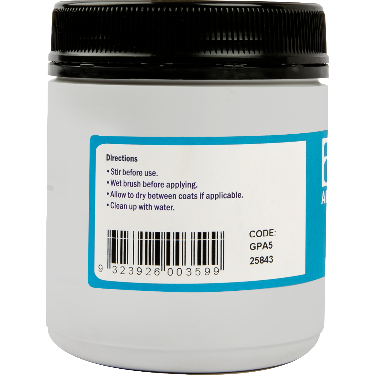 Dark Slate Gray Art Spectrum 500mL Artists' Quality Gesso - White Acrylic Paints