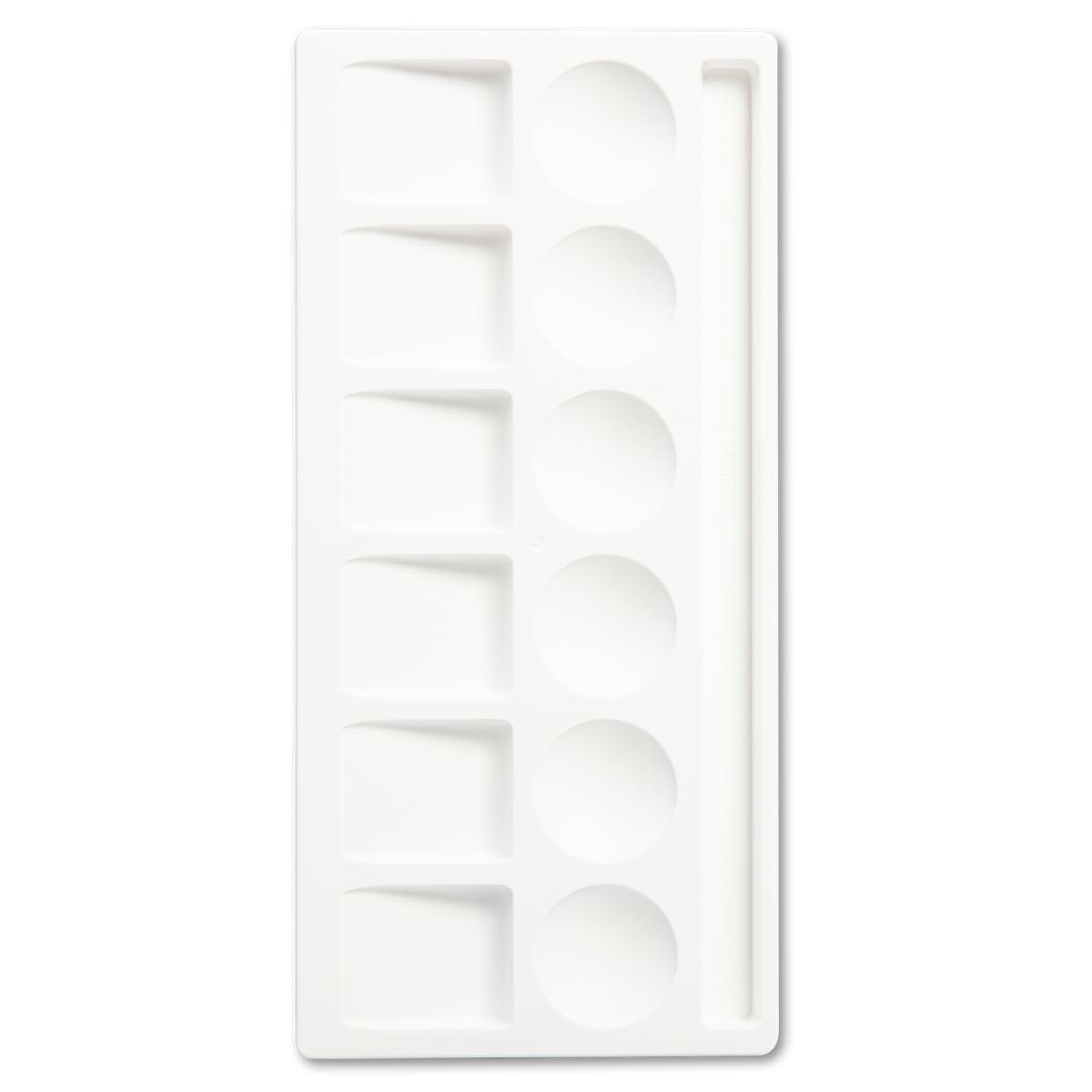 White Smoke Art Spectrum Plastic Palette No 1 - 6 Well Paint Palettes
