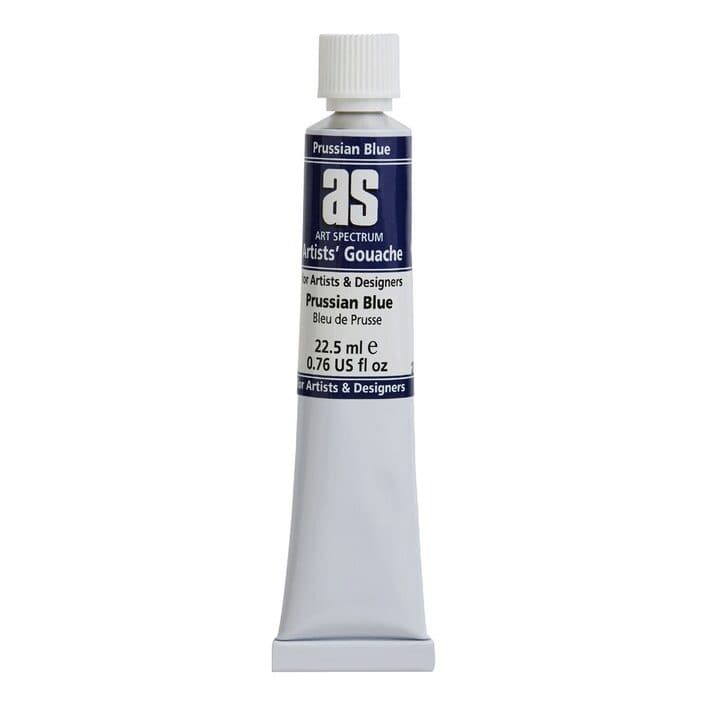 Gray Art Spectrum Gouache 22.5mL Prussian Blue Gouache