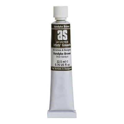 Gray Art Spectrum Gouache 22.5mL Van Dykebrown Gouache