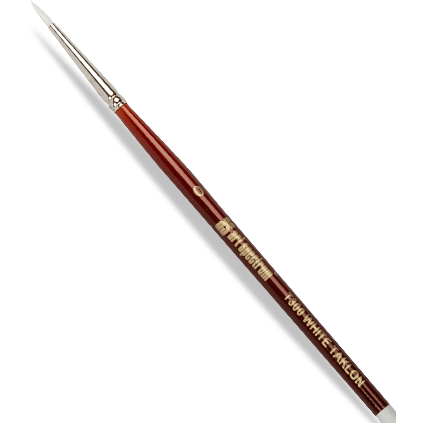 Saddle Brown Art Spectrum Brush Series T300 White Taklon - Round Size - 0 Paint Brushes